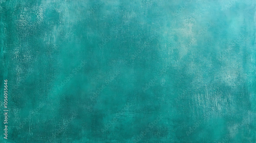 Poster a smooth, polished turquoise background with a subtle texture and a large space for text