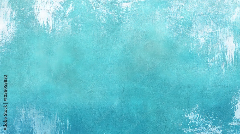 Poster a smooth, polished turquoise background with a subtle texture and a large space for text