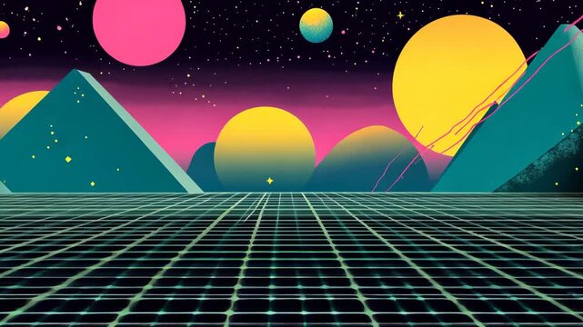 90s retro posters. Back in the 90s, 90s style background banner Video