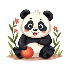 Obraz premium Cute Panda