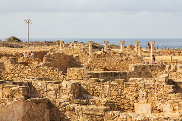 Fototapeta premium Palaipaphos (Old Paphos), one of the most celebrated pilgrimage centres of the ancient Greek world with the sanctuary of Aphrodite, Kouklia, Paphos district, Cyprus