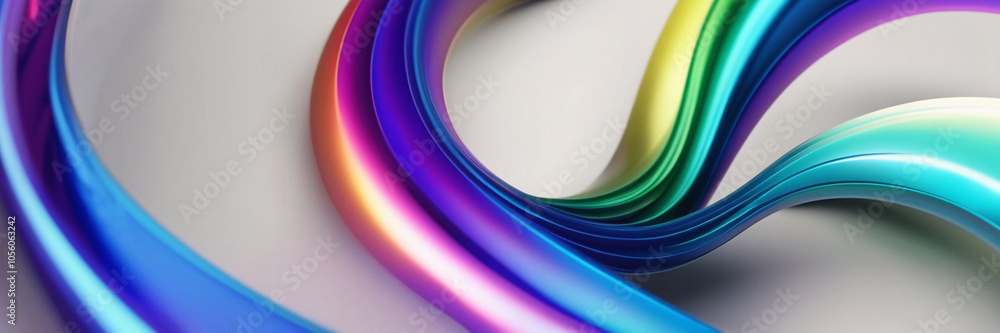 Canvas Prints abstract colorful swirls