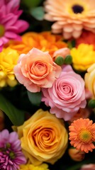 Obraz premium Capture vibrant Diversity, Radiant Flowers, Show Unity