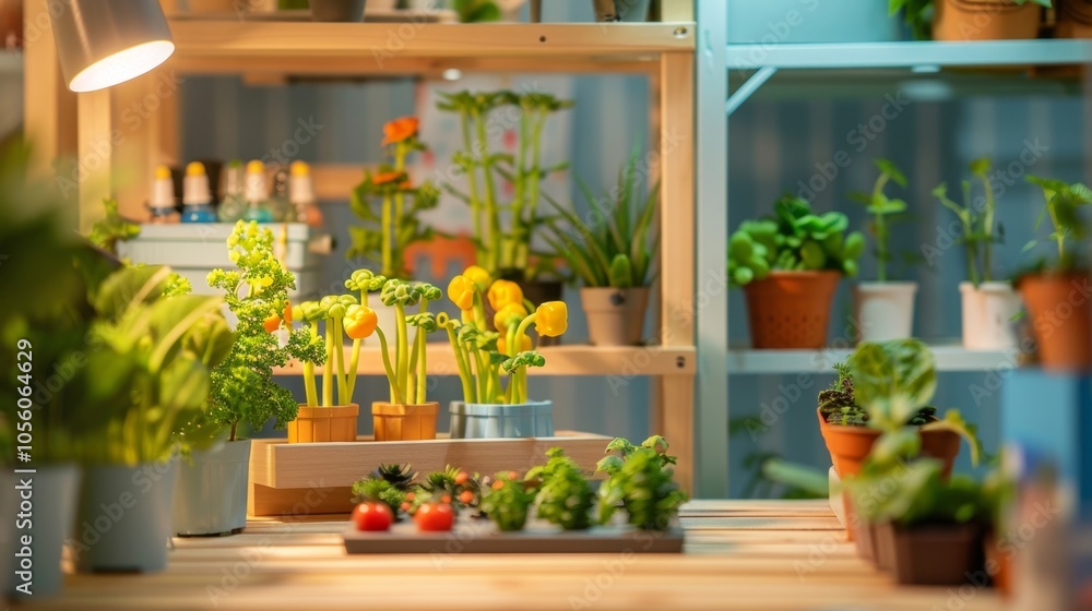 Poster the workshop area also includes a cozy nook for children where they can learn about gardening in a f