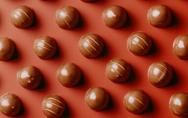 Fototapeta premium chocolate and nuts