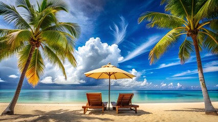 Fototapeta premium beautiful panoramic sea beach background