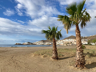 playa de san jose pueblo palmeras cabo de gata nijar costa de almería  IMG_6102-as24