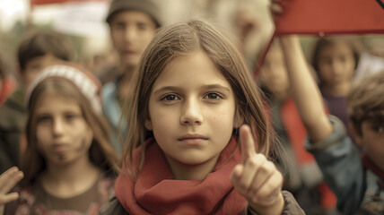 Fototapeta premium Voces Jóvenes: La Fuerza del Futuro