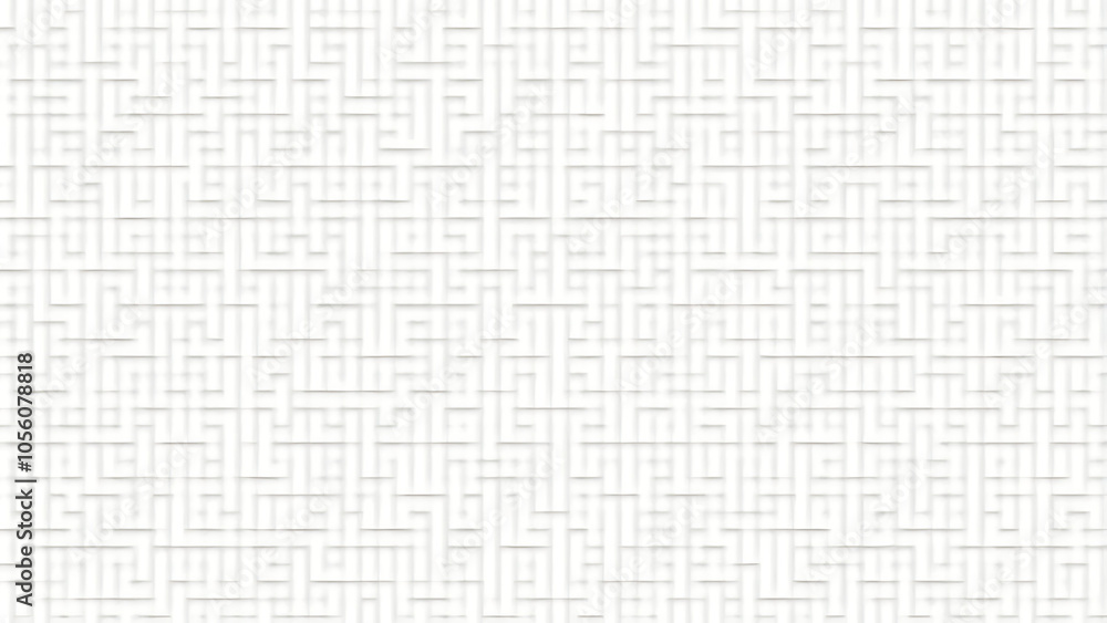 Poster Seamless white brick patterns create a clean elegant design for various projects and applications visually.