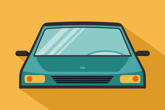 recommend clip art: Vehicle windshield vector art illustration 