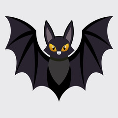 bat on halloween