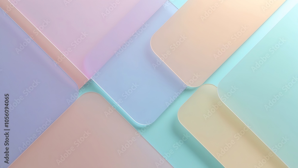 Poster abstract geometric shape background. generative ai.