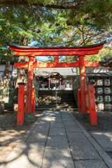 上総国一宮 玉前神社鳥居と本殿　千葉県長生郡一宮町