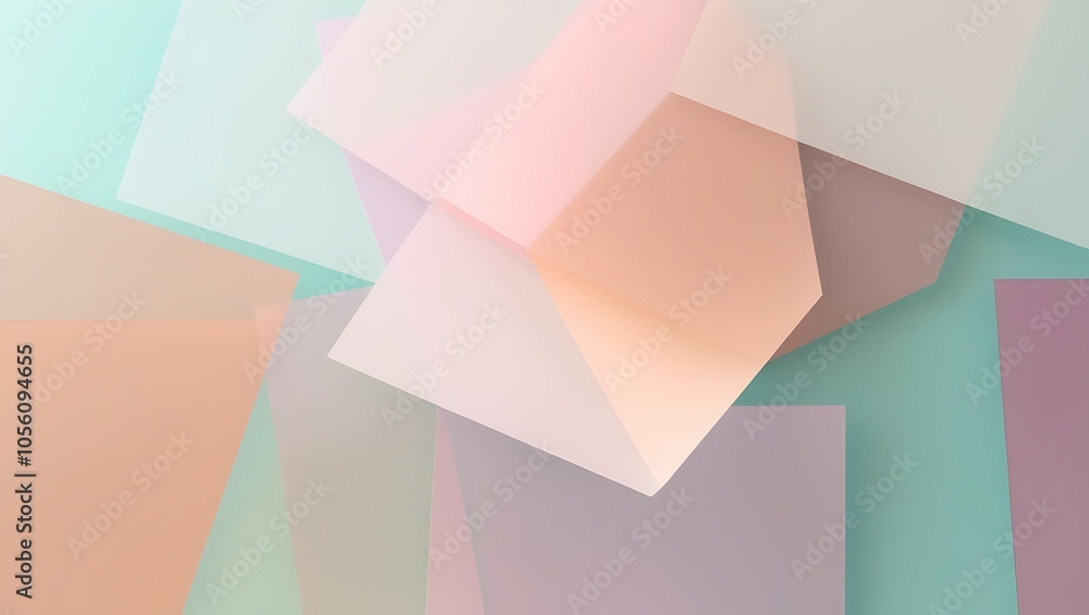 Poster abstract geometric shape background. generative ai.
