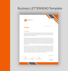 Modern company letterhead with Professional Design