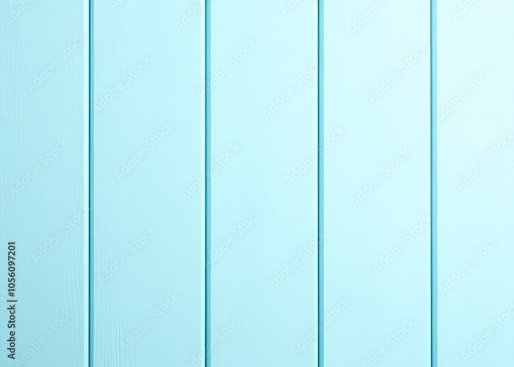 Poster light blue wood panels create a pastel texture with bright glossy backgrounds for banners on ad page