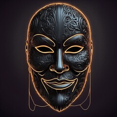 Neon vibes. Generative AI Technologie