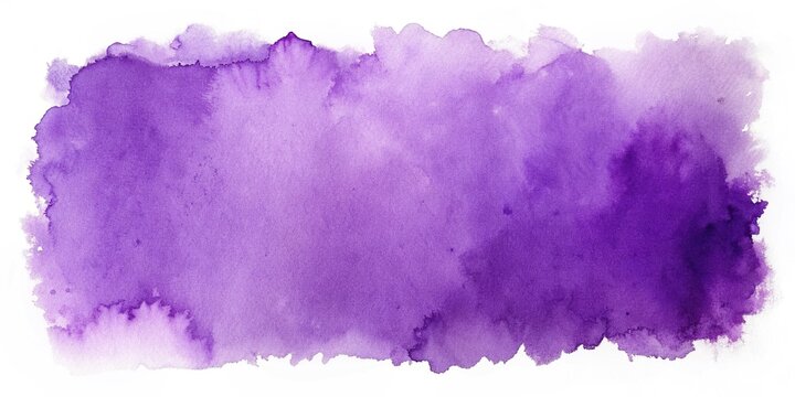 Watercolor painting of abstract violet background
