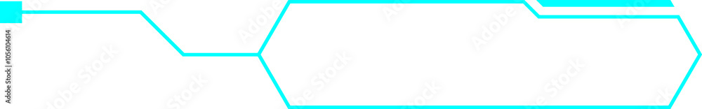 Poster abstract flowchart: turquoise lines and shapes interconnect in a minimalist design, representing a p