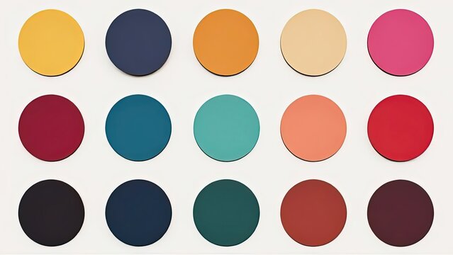 color palette. Itten's colors.