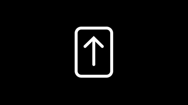 exclamation mark on black