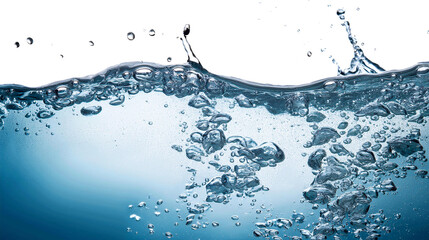 Water, isolated on white background