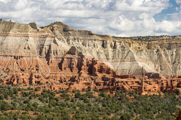 Panoramic view of the Kodachrome Basin State Park seen from the Panorama Point, in southern Utah