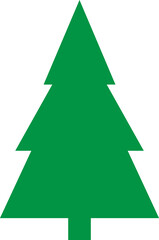 Christmas tree icon vector illustration. Christmas green tree illustration with star, christmas tree vector illustration, Tree vector art, christmas tree silhouette, Christmas vector icon.