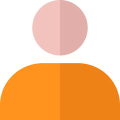 People icon illustration in vector format. User icon