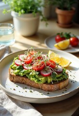 bruschetta with tomato and basil