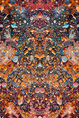 Abstract background art . Ethnic pattern. Mixtures of oil paint. Trendy hand painting canvas. Wall decor and Wall art prints Idea. 3D Texture. Art object