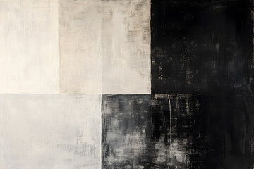 A close-up view of a textured wall with different shades of grey and black paint.