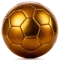 Golden soccer ball