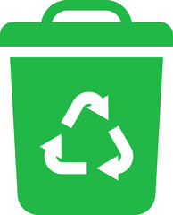 Obraz premium Recycle icon. Trash symbol. Recycling sign, symbol Isolated Vector illustration.