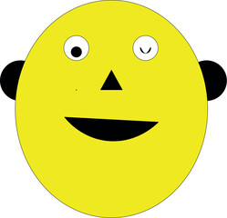 Fototapeta premium 3d smiley face