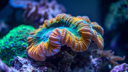 Obraz premium coral reef in aquarium