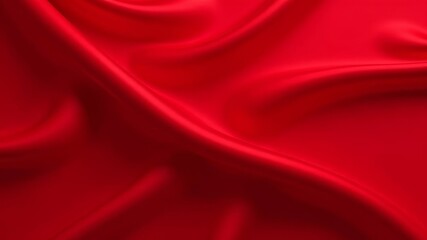 Obraz premium 3d texture of noble red silk. Background with elegant red silk
