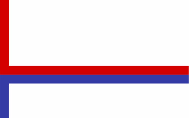 Obraz premium Flag of Zuidplas Municipality (South Holland or Zuid-Holland province, Kingdom of the Netherlands, Holland)