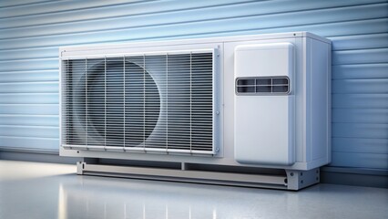 Fototapeta premium Advanced air conditioner system with energy-efficient technology , cooling, home, temperature control