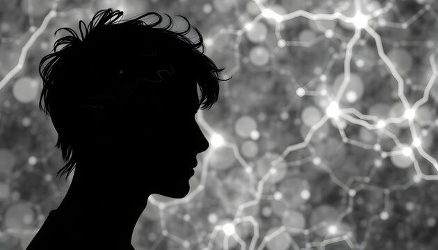 Abnormal psychology background concept isolated with white highlights, png