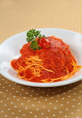 Capellini with Sugo Sauce