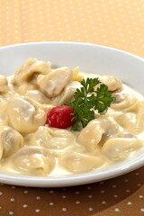 Cappelletti with Alfredo sauce