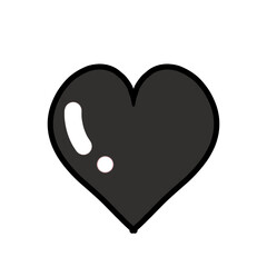 Multicolored heart symbol 