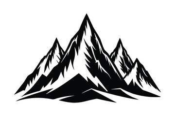 Mountain and Grapes Vector Collection: Rustic Vineyard Silhouettes and Line Art Bundle for Elegant Branding and Scenic Decor