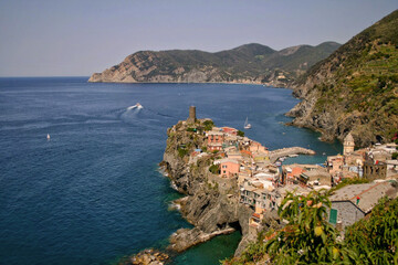Cinque Terre, Italy in the summer