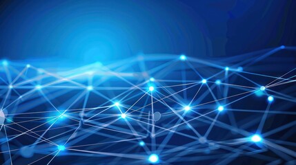 Obraz premium Abstract Network Connection