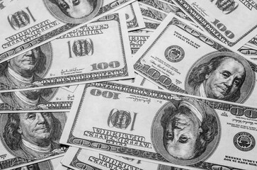 one hundred dollar bills
