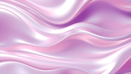 Obraz premium Soft Pink Fluid Abstract Waves Background