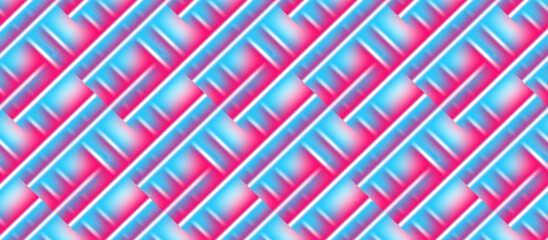 Abstract Lines with Soft Blue and Violet Gradient