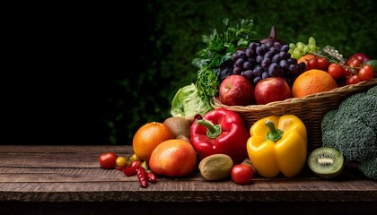 Fresh vegetables and fruit
